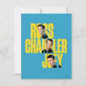 FRIENDS™ | Ross, Chandler en Joey Notitiekaartje (Voorkant)