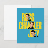 FRIENDS™ | Ross, Chandler en Joey Notitiekaartje (Voorkant / Achterkant)