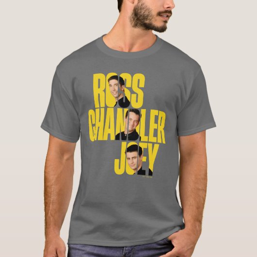 FRIENDS™ | Ross, Chandler en Joey T-shirt (Voorkant)