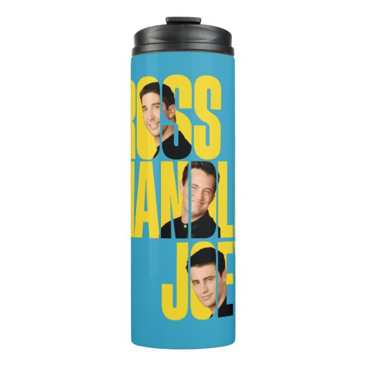 FRIENDS™ | Ross, Chandler en Joey Thermosbeker (Voorkant)