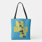 FRIENDS™ | Ross, Chandler en Joey Tote Bag (Achterkant)