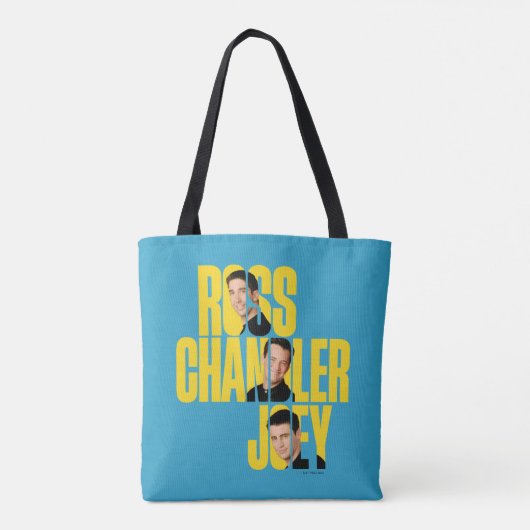 FRIENDS™ | Ross, Chandler en Joey Tote Bag (Achterkant)