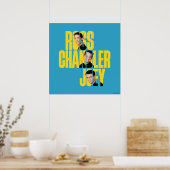 FRIENDS™ | Ross, Chandler & Joey Poster (Keuken)