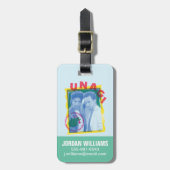 FRIENDS™ | Ross & Chandler - Unagi Bagagelabel (Voorkant verticaal)