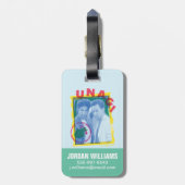 FRIENDS™ | Ross & Chandler - Unagi Bagagelabel (Achterkant verticaal)