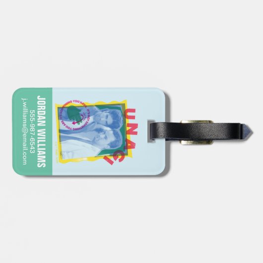 FRIENDS™ | Ross & Chandler - Unagi Bagagelabel (Achterkant horizontaal)