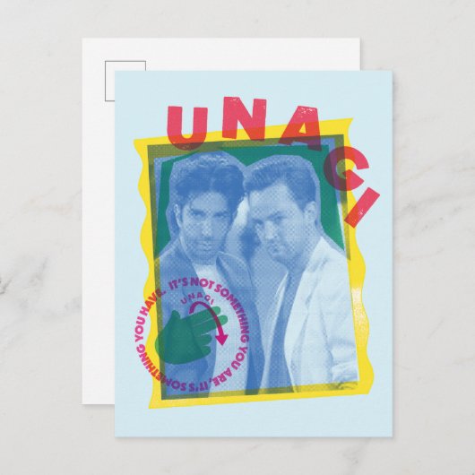 FRIENDS™ | Ross & Chandler - Unagi Briefkaart (Voorkant / Achterkant)