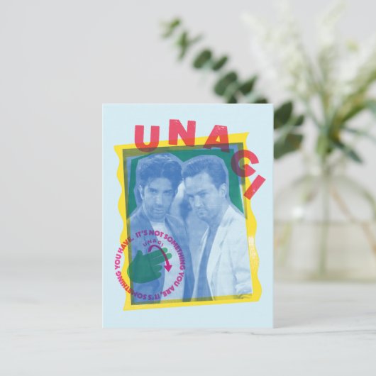 FRIENDS™ | Ross & Chandler - Unagi Briefkaart (Staand voorkant)