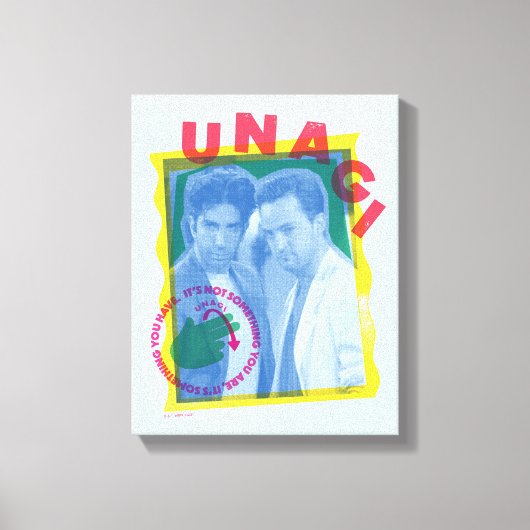FRIENDS™ | Ross & Chandler - Unagi Canvas Afdruk (Voorkant)