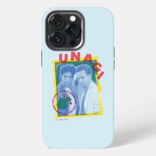 FRIENDS™ | Ross & Chandler - Unagi iPhone Hoesje (Achterkant)