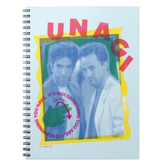 FRIENDS™ | Ross & Chandler - Unagi Notitieboek (Voorkant)