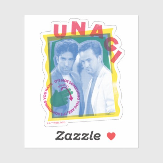 FRIENDS™ | Ross & Chandler - Unagi Sticker (Vel)