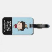 FRIENDS™ | Ross Chibi Bagagelabel (Achterkant horizontaal)