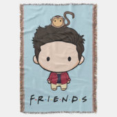 FRIENDS™ | Ross Chibi Deken (Voorkant Verticaal)
