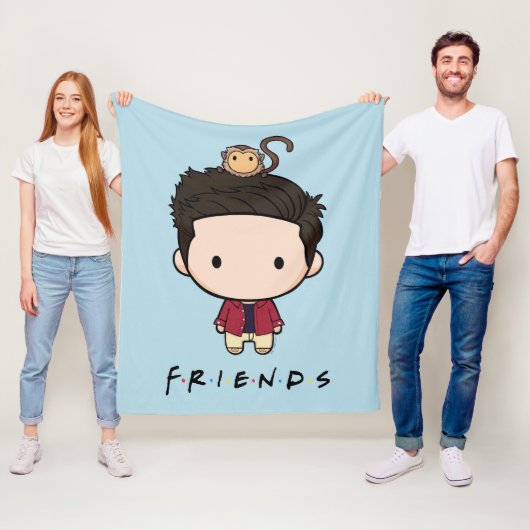 FRIENDS™ | Ross Chibi Fleece Deken (In situ)
