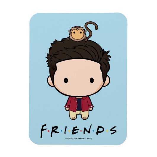 FRIENDS™ | Ross Chibi Magneet (Verticaal)