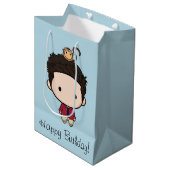 FRIENDS™ | Ross Chibi Medium Cadeauzakje (Voorkant Gekanteld)