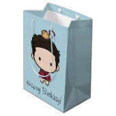 FRIENDS™ | Ross Chibi Medium Cadeauzakje (Achterkant Gekanteld)