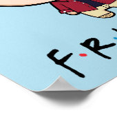 FRIENDS™ | Ross Chibi Poster (Hoek)