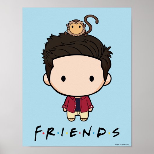 FRIENDS™ | Ross Chibi Poster (Voorkant)