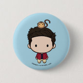 FRIENDS™ | Ross Chibi Ronde Button 5,7 Cm (Voorkant)