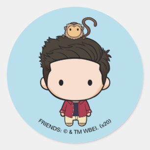 FRIENDS™   Ross Chibi Ronde Sticker