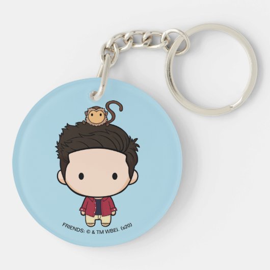 FRIENDS™ | Ross Chibi Sleutelhanger (Achterkant)