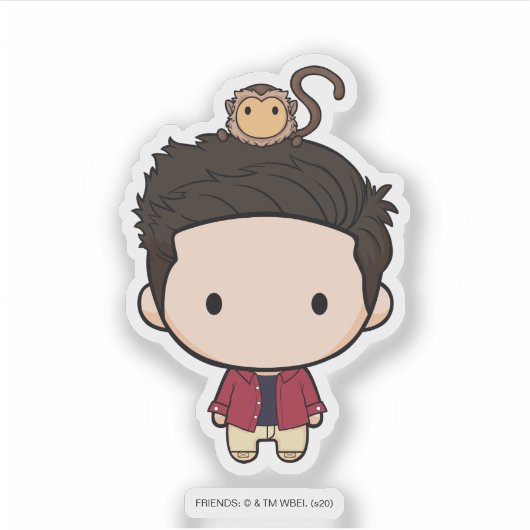 FRIENDS™ | Ross Chibi Sticker (Voorkant)