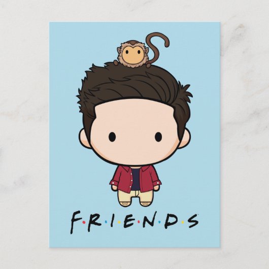 FRIENDS™ | Ross Chibi Uitnodiging Briefkaart (Voorkant)