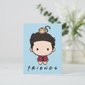 FRIENDS™ | Ross Chibi Uitnodiging Briefkaart (Staand voorkant)