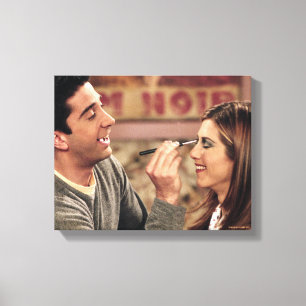 FRIENDS™ Ross Doet Rachels Make-up Canvas Afdruk