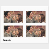 FRIENDS™ | Ross doet Rachel's Makeup Rechthoekige Sticker (Vel)