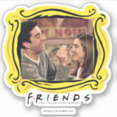 FRIENDS™ | Ross doet Rachel's Makeup Sticker (Voorkant)