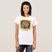FRIENDS™ | Ross doet Rachel's Makeup T-shirt (Voorkant volledig)