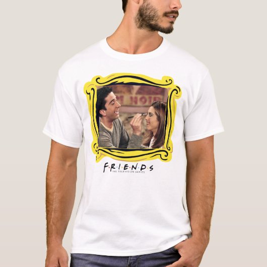 FRIENDS™ | Ross doet Rachel's Makeup T-shirt (Voorkant)