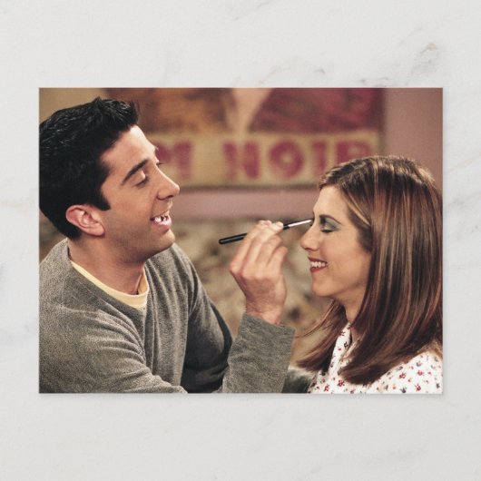 FRIENDS™ | Ross doet Rachel's Makeup Uitnodiging Briefkaart (Voorkant)