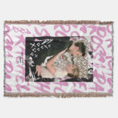 FRIENDS™ | Ross en Rachel Doodled Hearts Deken (Voorkant)