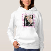 FRIENDS™ | Ross en Rachel Doodled Hearts Hoodie (Voorkant)