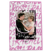 FRIENDS™ | Ross en Rachel Doodled Hearts Medium Cadeauzakje (Voorkant)