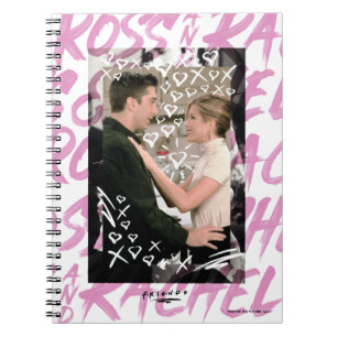 FRIENDS™   Ross en Rachel Doodled Hearts Notitieboek