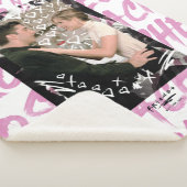 FRIENDS™ | Ross en Rachel Doodled Hearts Sherpa Deken (3/4)