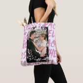 FRIENDS™ | Ross en Rachel Doodled Hearts Tote Bag (Dichtbij)