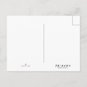 FRIENDS™ | Ross en Rachel Doodled Hearts Uitnodiging Briefkaart (Achterkant)