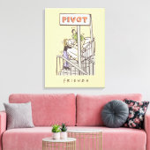 FRIENDS™ | Ross en Rachel DRAAI! Canvas Afdruk (Insitu (Woonkamer))