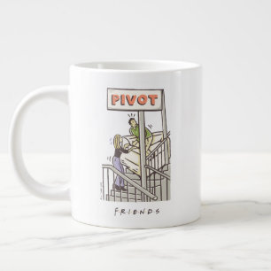 FRIENDS™   Ross en Rachel DRAAI! Grote Koffiekop