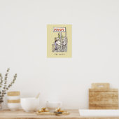 FRIENDS™ | Ross en Rachel DRAAI! Poster (Keuken)