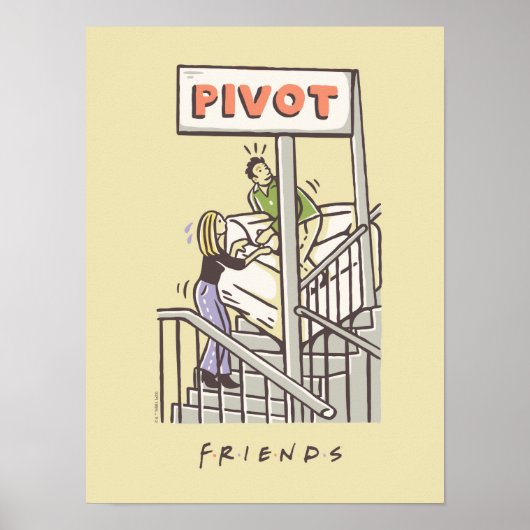 FRIENDS™ | Ross en Rachel DRAAI! Poster (Voorkant)