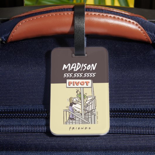 FRIENDS™ | Ross en Rachel PIVOT Bagagelabel (Achter Insitu 4)