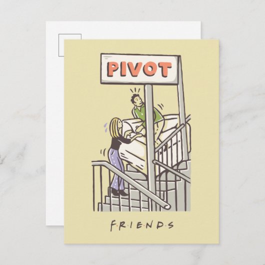 FRIENDS™ | Ross en Rachel PIVOT Briefkaart (Voorkant / Achterkant)