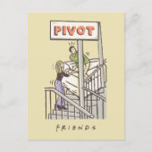 FRIENDS™ | Ross en Rachel PIVOT Briefkaart (Voorkant)